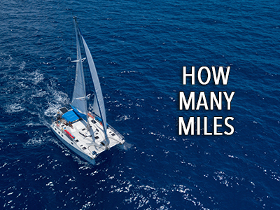 How many miles can Exit Only sail in a day?